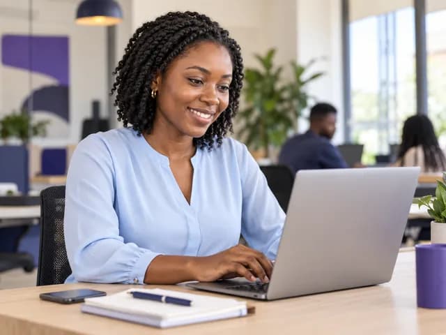 Candidate building a professional profile